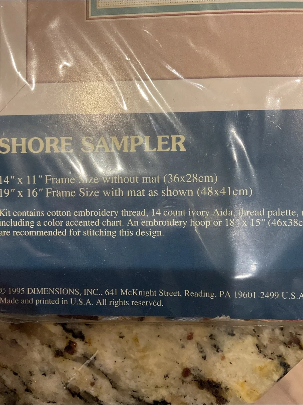 Sunset 13614 Shore Sanpler Cross Stitch Kit